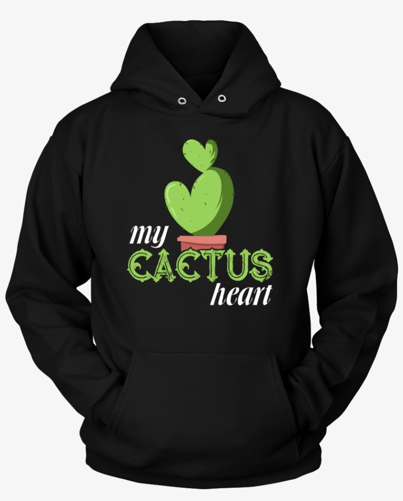 My Cactus Heart Cute Funny Love Cactus Hoodie - Goku Ultra Instinct Shirt, transparent png #1107332