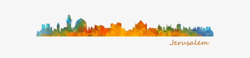 City Skyline Hq V - Jerusalem Old City Skyline, transparent png #1107559