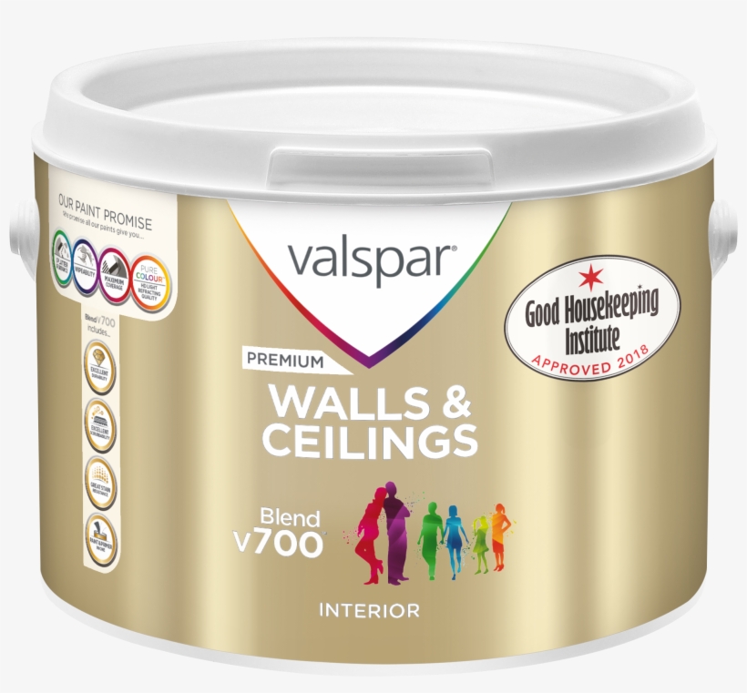 Walls & Ceiling Paint - Valspar Paint Walls And Ceilings, transparent png #1107758