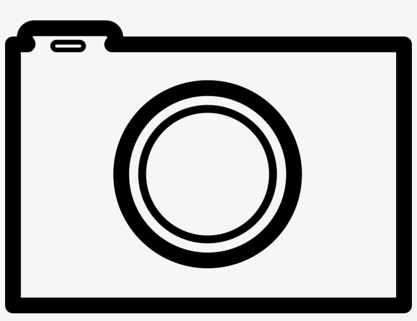 Photo Camera Outline - Portable Network Graphics, transparent png #1107960