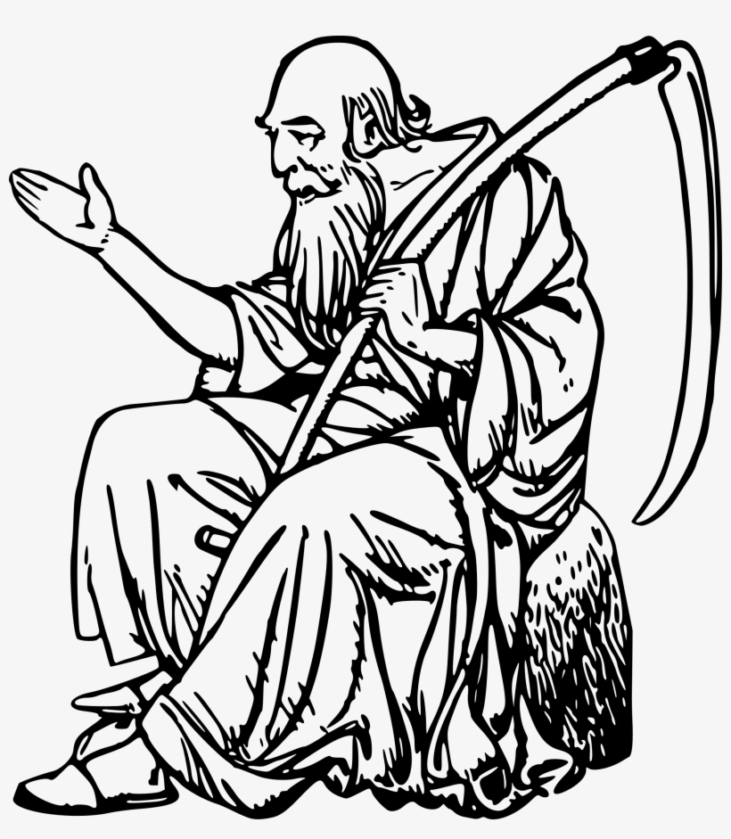 This Free Icons Png Design Of Man And Scythe, transparent png #1108186