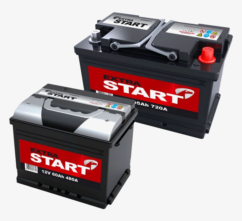 Automotive Battery Png - Extra Start, transparent png #1108343