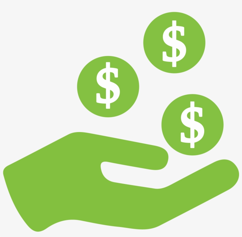 Hand With Coins - Financial Wellness Icon, transparent png #1108452