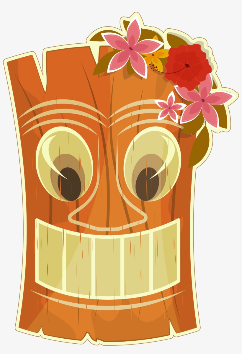 Svg Free Stock Mango Clipart Pineapple Hawaii - Clip Art Tiki Bar, transparent png #1109134