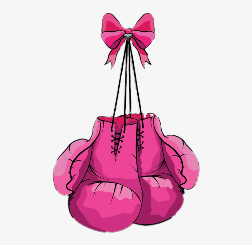 Pink Boxing Gloves Rectangular Mouse Pad, transparent png #1109594