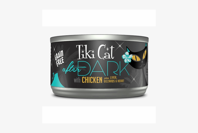 Tiki Cat After Dark Grainfree Chicken - Tiki Cat After Dark Chicken Wet Cat Food, 2.8 Oz.,, transparent png #1109837