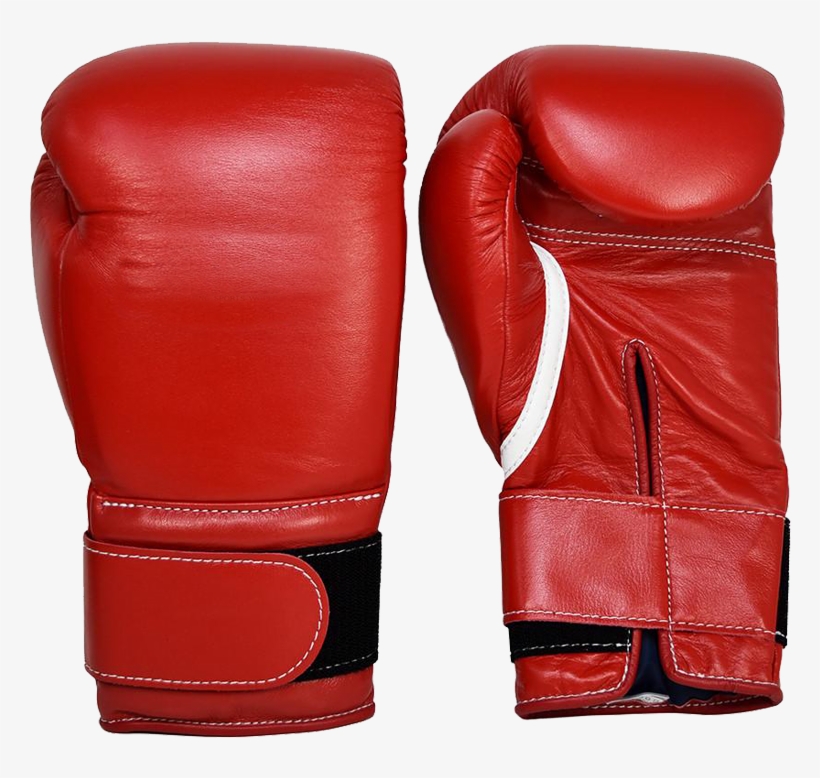 Professional Super 14 Oz Boxing Gloves - Winning Velcro Red Gloves, transparent png #1110006