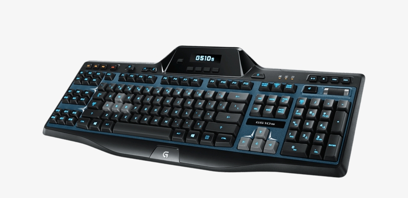 Mechanical Keyboards, Programmable Keys, Control Panels - Logitech Gaming G510 Wired Keyboard - Black, transparent png #1110087