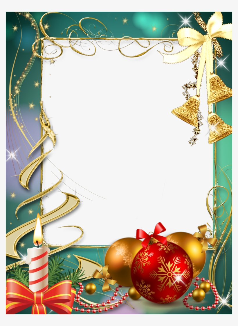 Christmas Border, Christmas Frames, Christmas Background, - Marco De Navidad Para Fotos Gratis, transparent png #1110308