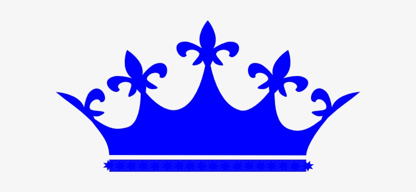 Crowns Clipart Crown Symbol - Blue King Crown Png, transparent png #1110405
