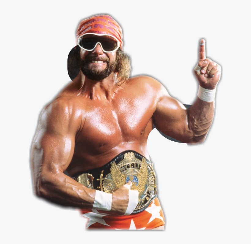 The Official Macho Man Randy Savage Sticker - Randy Savage, transparent png #1110677