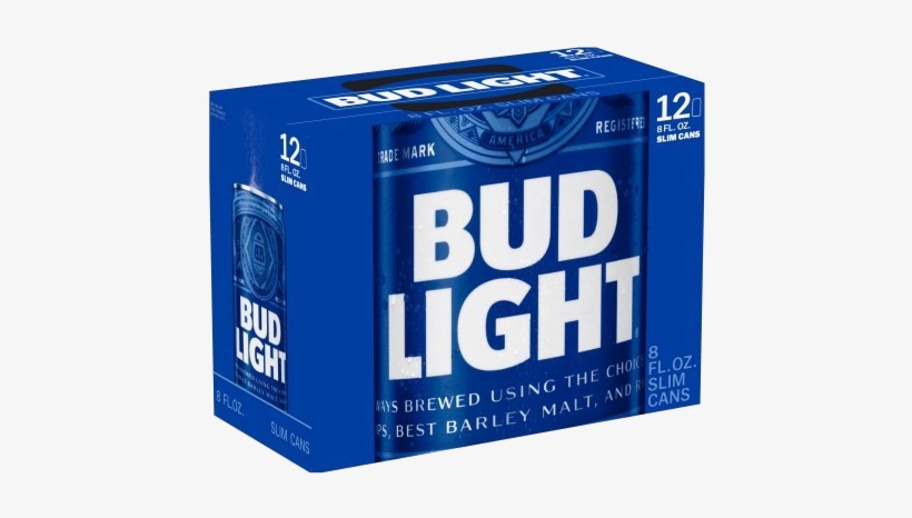 Bud Light Cans 12 Pack - 12 Pack Of Bud Light, transparent png #1110678