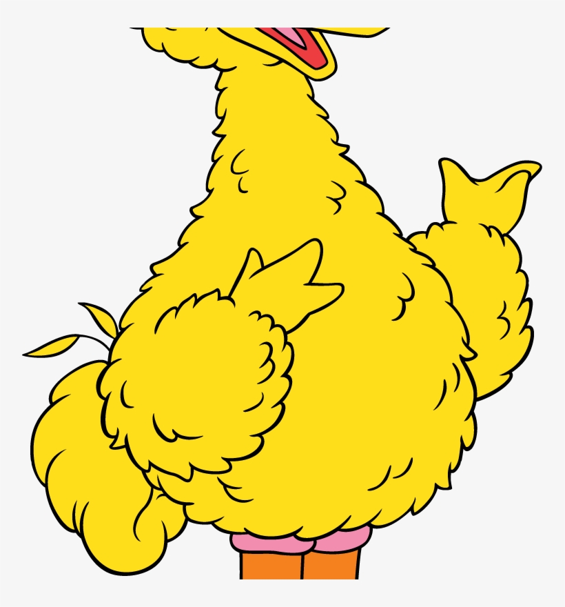 Big Bird 03 - Sesame Street Big Bird Cartoon, transparent png #1110703