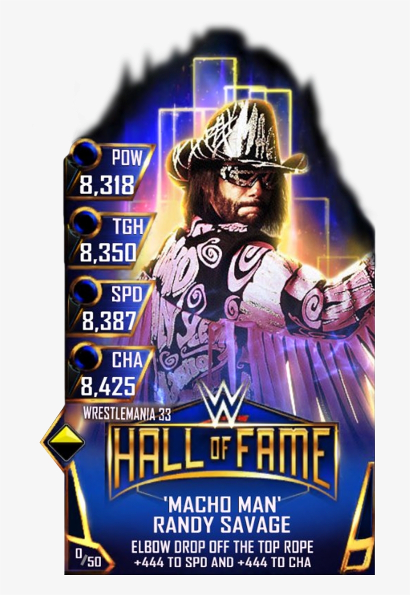 Randysavage S3 14 Wrestlemania33 Halloffame, transparent png #1110730