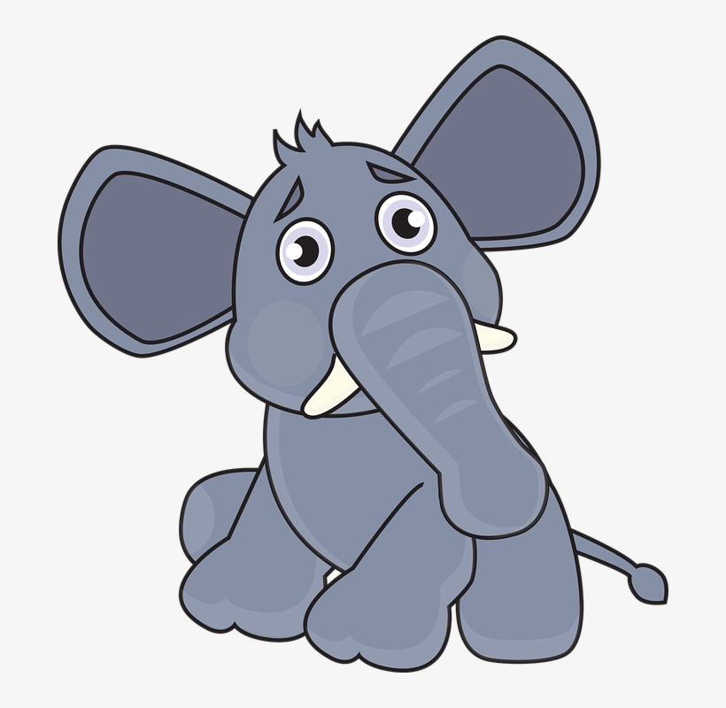 The Sophistry Of Republican Arguments - Sad Elephant Cartoon Png, transparent png #1110807