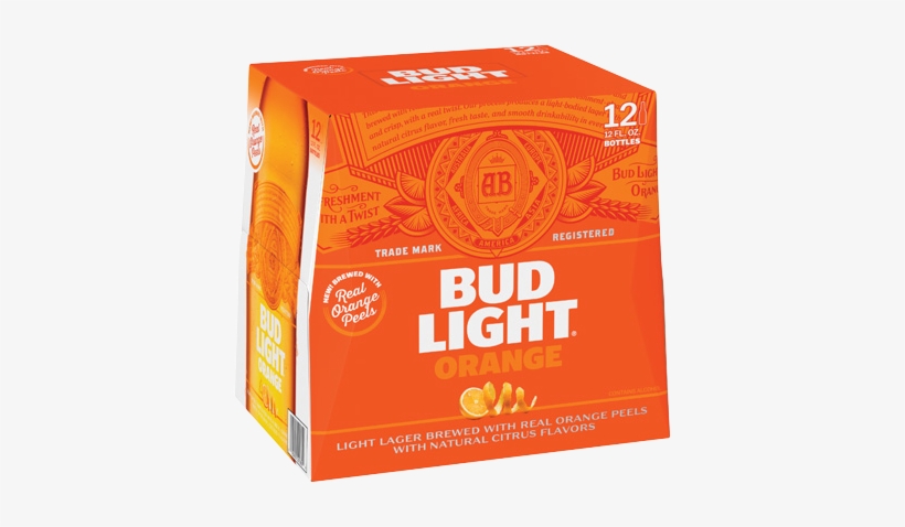 Bud Light Orange 12 Pack, transparent png #1111025