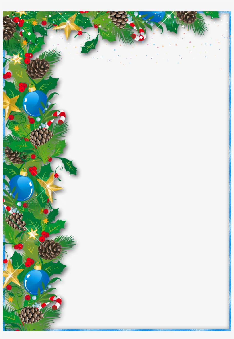 Free Christmas Frames And Borders Png - Christmas Frames Transparent Background, transparent png #1111027