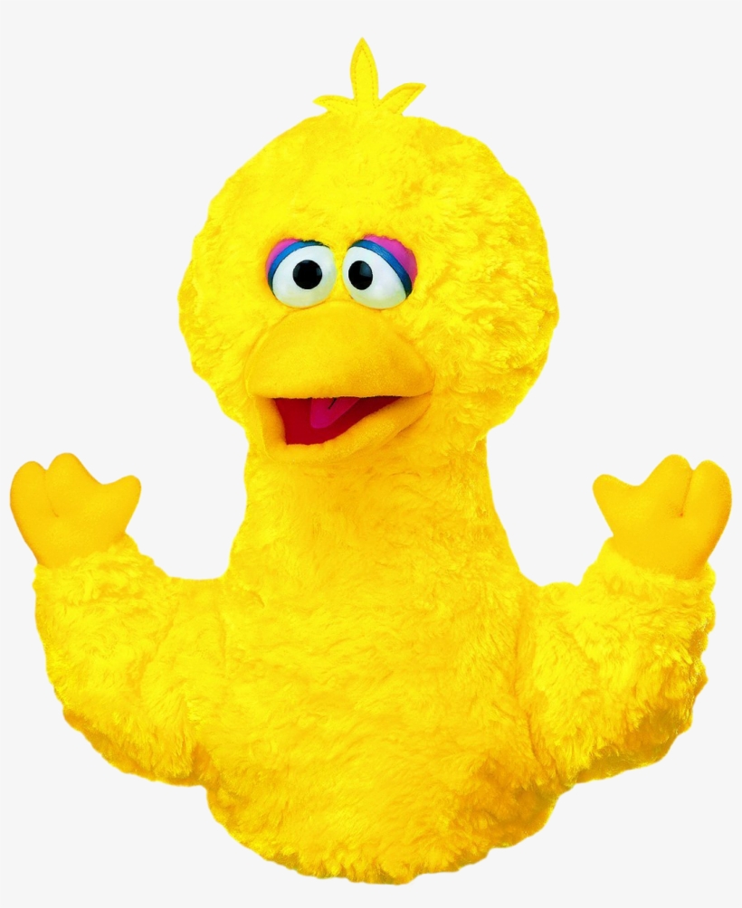 Sesame - Gund 12 Inch Big Bird Hand Puppet, transparent png #1111169