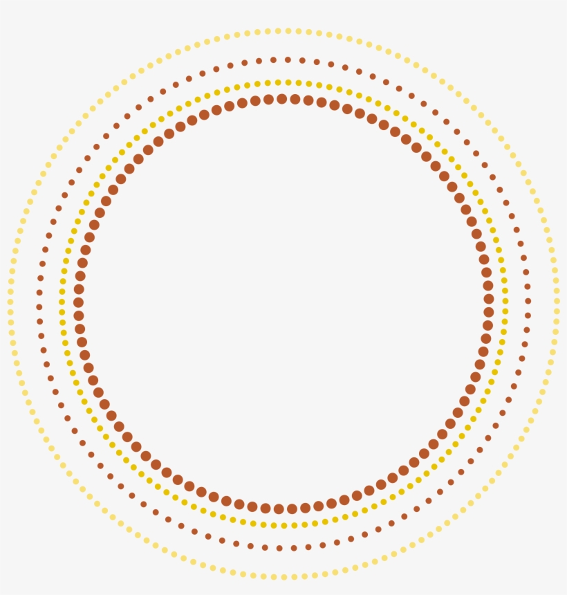 Paper Circle Drawing Color Clip Art - Circle Of Dots Clipart, transparent png #1111241