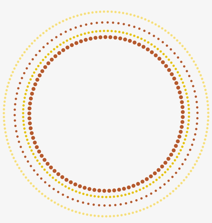 Paper Circle Drawing Color Clip Art - Circle Of Dots Clipart, transparent png #1111241