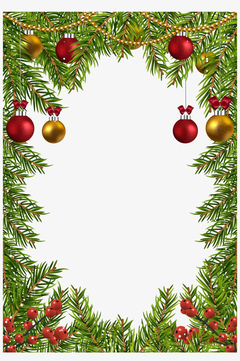 Christmas Transparent Border Frame Gallery Yopriceville - Transparent Christmas Borders Design, transparent png #1111449