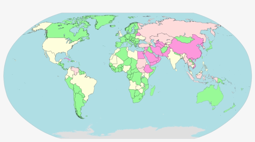 Internet Censorship And Surveillance By Country [50][51][ - Internet Censorship World Map, transparent png #1111598