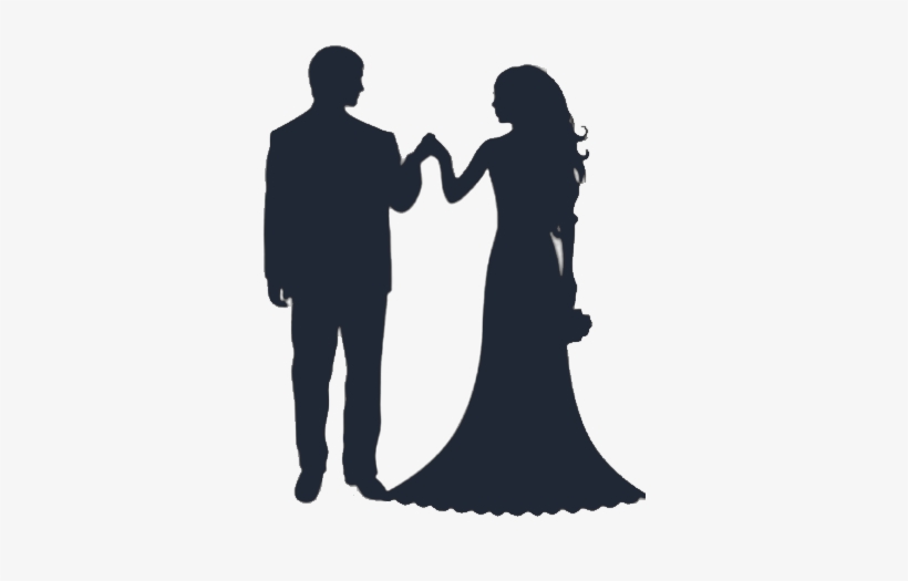 Free Bride And Groom Clipart - Wedding Cake Topper, transparent png #1111599