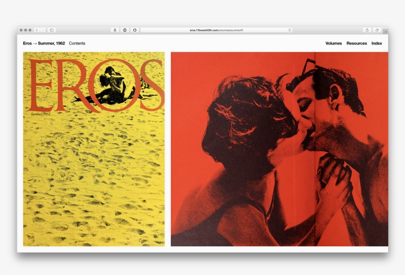 Eros Is The Lesser-known Sister Publication Of Avant - Herb Lubalin Eros, transparent png #1111741
