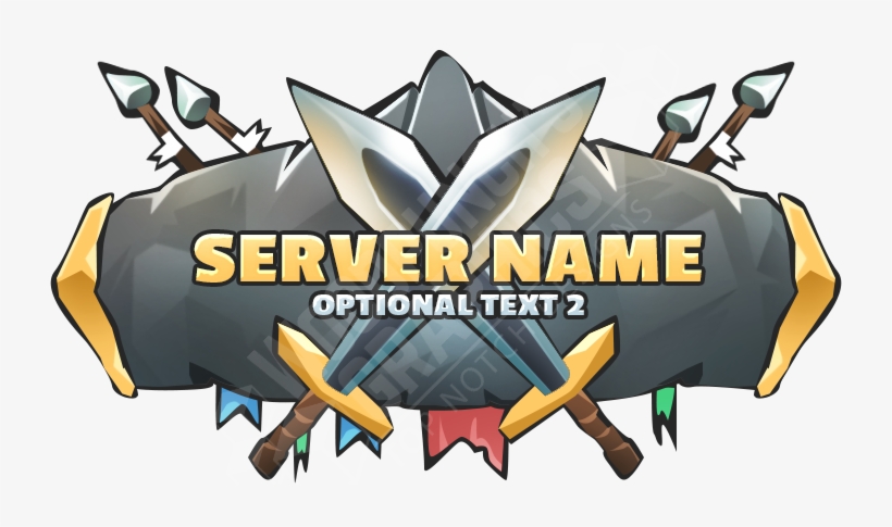 Kit Pvp Logo Template Logo De Servers Minecraft Free Transparent Png Download Pngkey