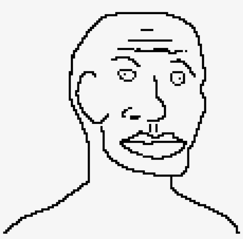 7b6ec9fe54203fd Confused Man Meme Pixel Art Maker - Meme, transparent png #1112799