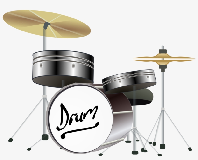 Banner Black And White Stock Drums Download Musical - Music Drums Cartoon, transparent png #1112958