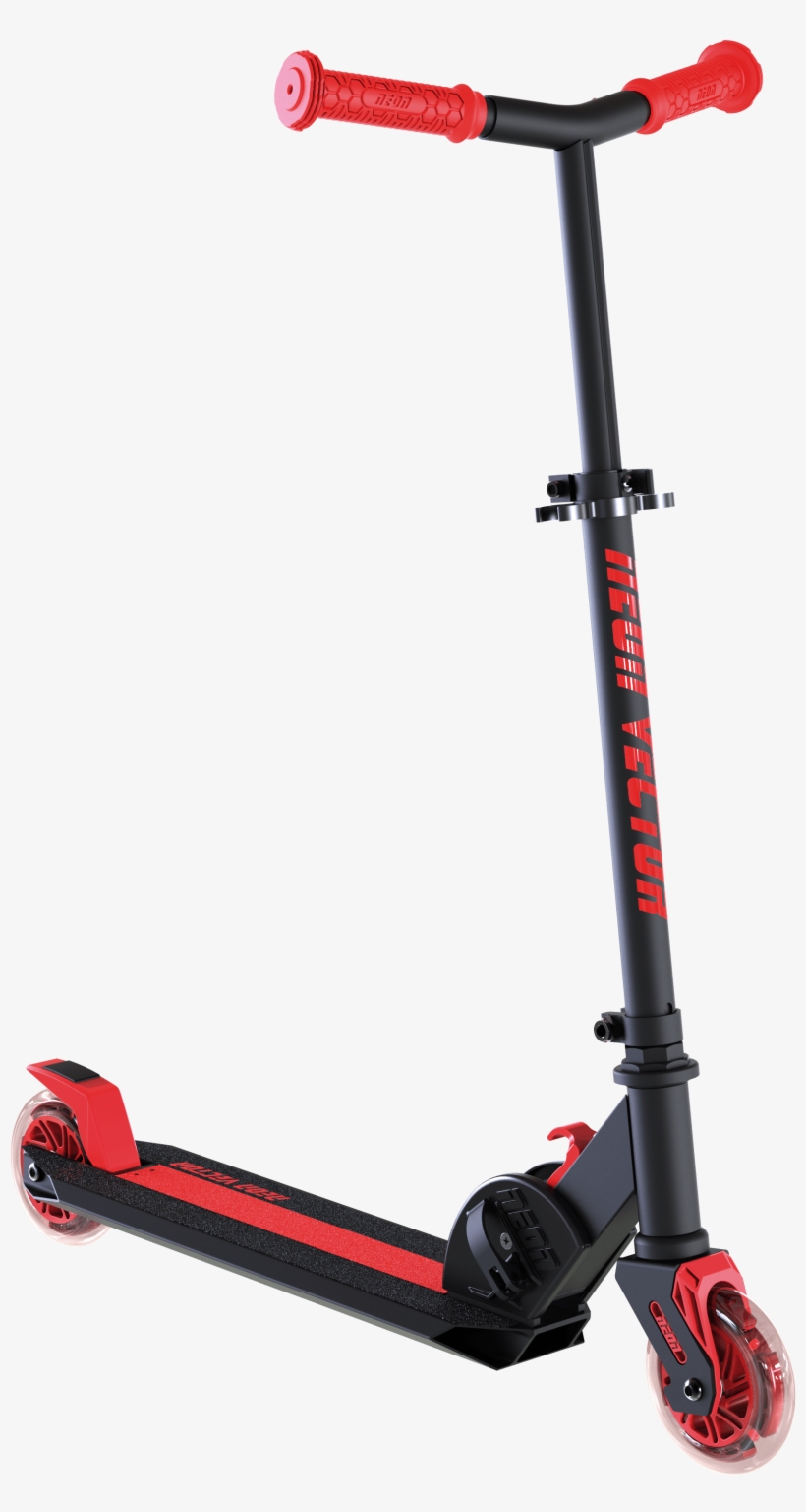 Neon Vybe Kick Scooter Vector Red For Kids, Foldable - Kick Scooter, transparent png #1113299