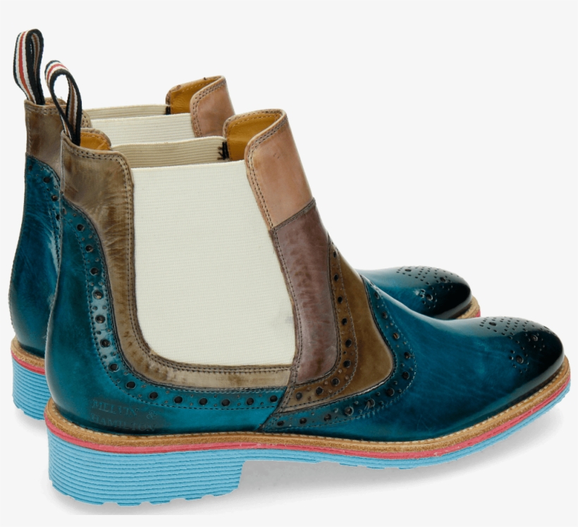 Ankle Boots Amelie 31 Ice Blue Light Grey Pale Lila - Stiefeletten Chelsea Boots Ankle Boots Von Melvin &, transparent png #1113904