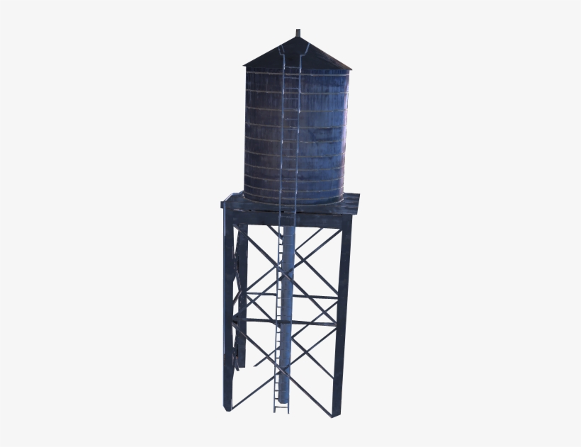 Water Tower - Water Tower Transparent, transparent png #1114074