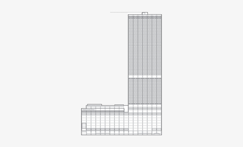 Water Tower Place Outline - Cf Murphy Associates Water Tower, transparent png #1114190