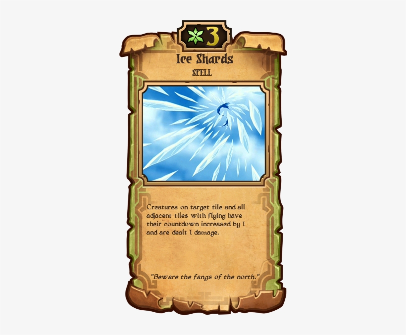 Ice Shards - Mojang Scrolls Bunny Deck, transparent png #1114214