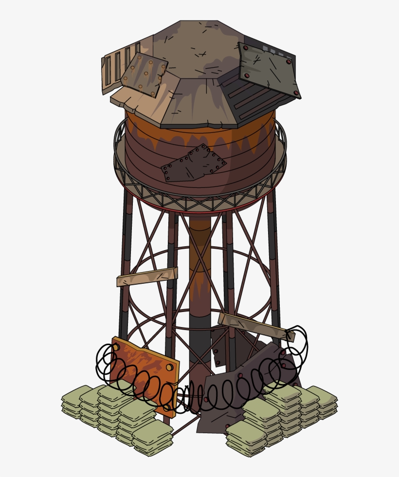Fortified Water Tower - Observation Tower, transparent png #1114296