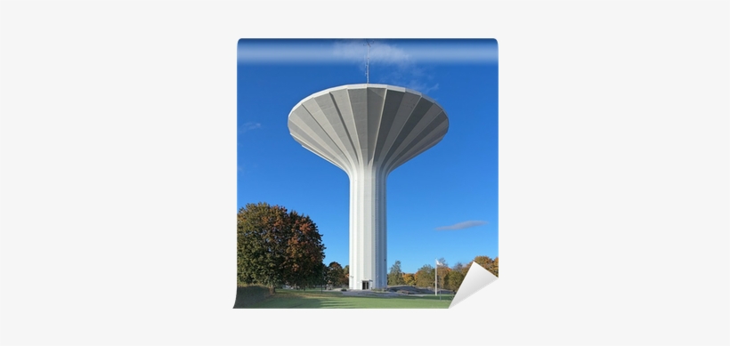 Water Tower Svampen In Orebro, Sweden Wall Mural • - Orebro City Water Tank Sillhoutte, transparent png #1114485