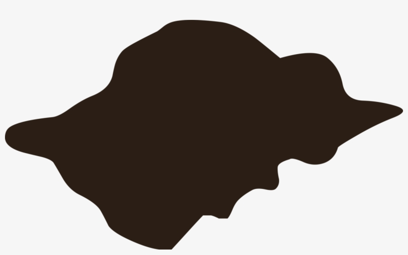 Silhouette Leaf Black M - Clip Art, transparent png #1114692