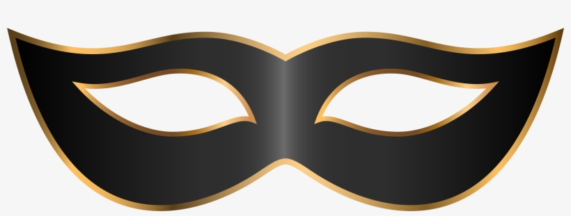 Bane Mask Transparent - Carnival Mask Black Png, transparent png #1114983