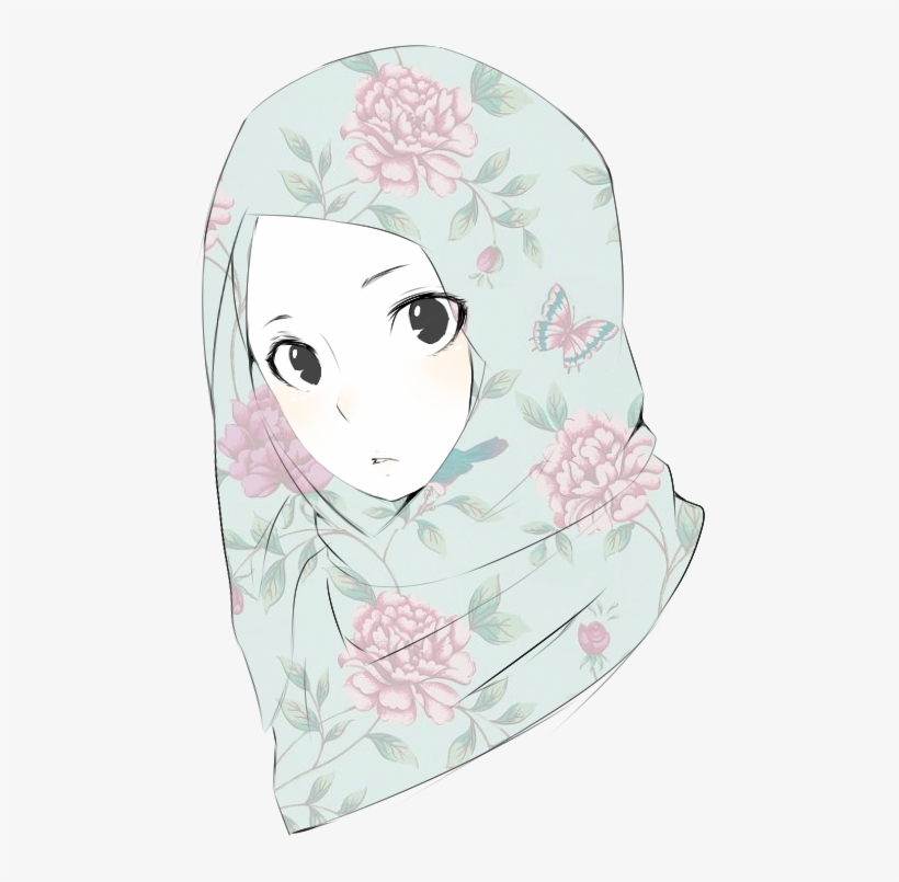 Muslimah Doodle By Nichi09 - Illustration, transparent png #1115035