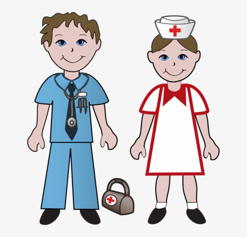 Download - Doctor And Nurse Clipart, transparent png #1115086