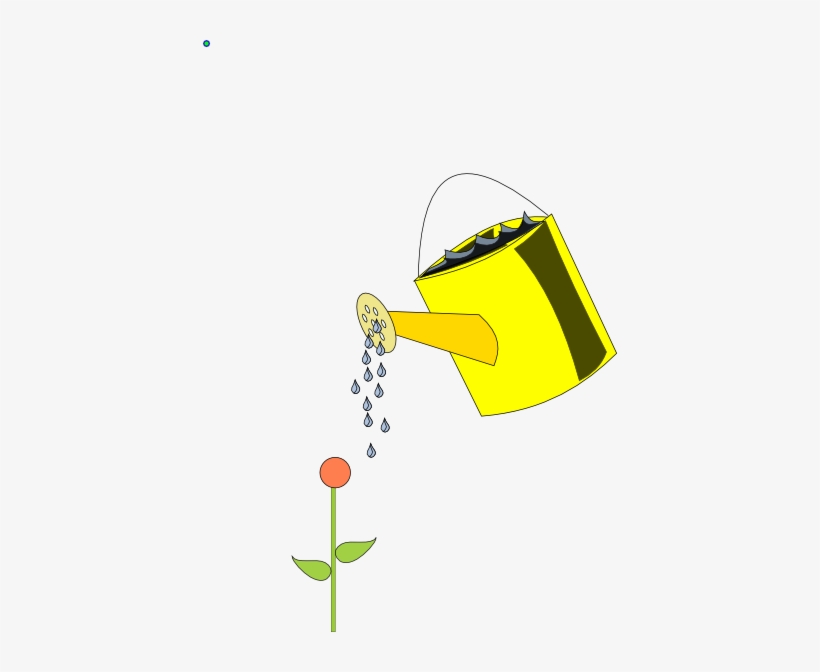 How To Set Use Yellow Watering Can Outlined Clipart, transparent png #1115953