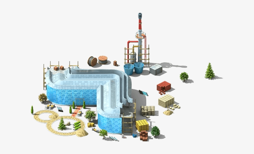 Hot Water Supply Station Construction - Portable Network Graphics, transparent png #1116054