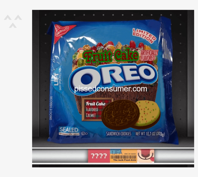 Oreo Food Manufacturers Review - Fruit Cake Oreo Cookies, transparent png #1116117