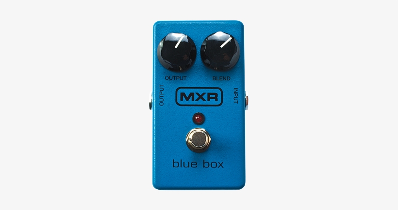 This Is The Crazy Effect Heard On Jimmy Page's "fool - Mxr M103 Blue Box Octave (fuzz Octave Guitar Pedal), transparent png #1116339