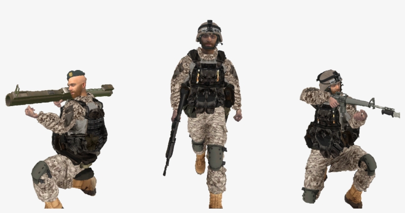 Us Army Soldier Png - Download 3d Model Soldier, transparent png #1117160