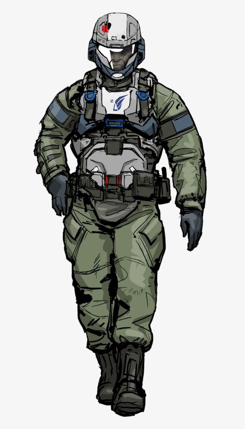 Army Png Image - Halo Odst Armor Concept Art, transparent png #1117208