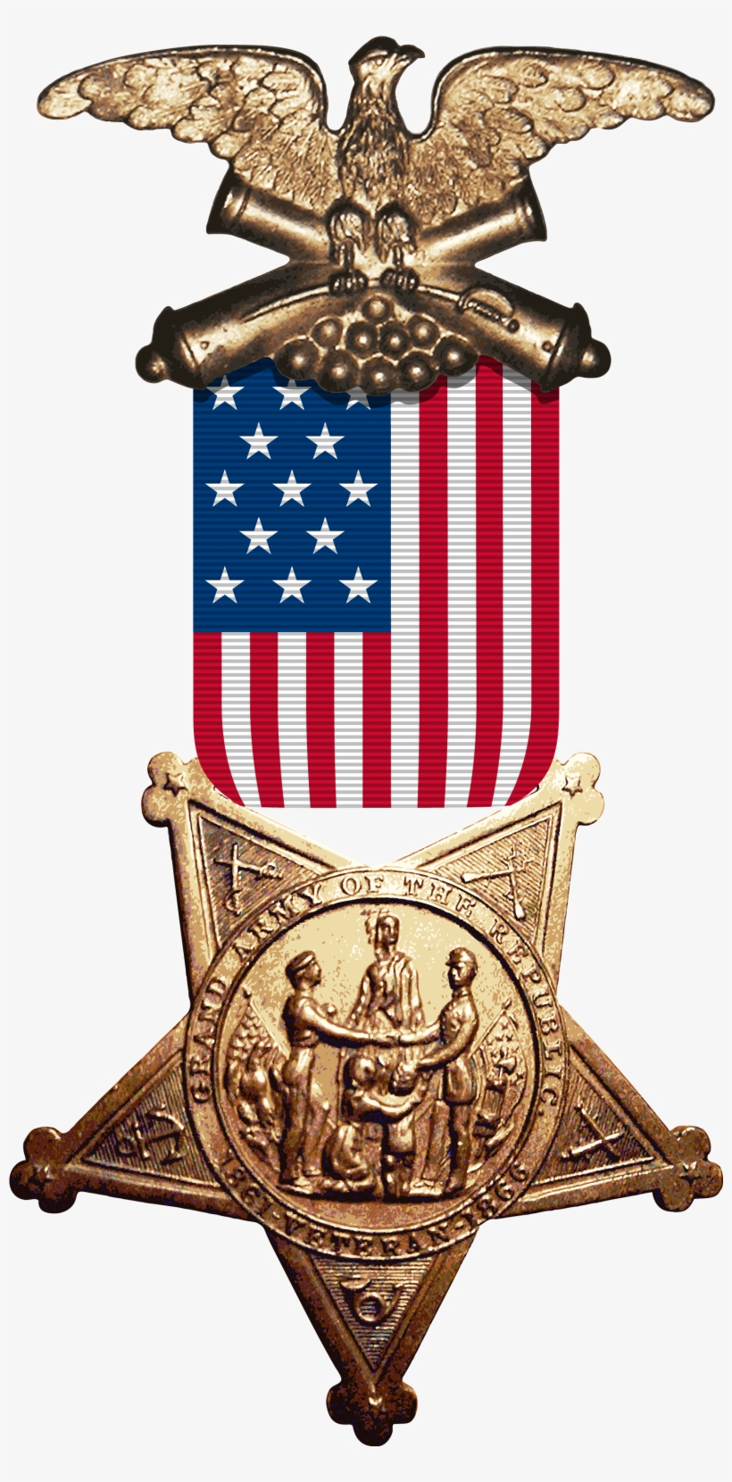 Grand Army Of The Republic Medal - Army Medal Png, transparent png #1117635