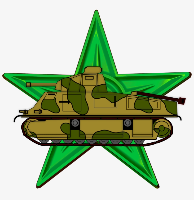 Barnstar Army - Tanques De Guerra Caricatura Png, transparent png #1117700